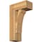 Ekena Millwork Legacy Block Rough Sawn Bracket w/ Offset Brace, Western Red Cedar, 8"W x 18"D x 30"H BKT0806X18X30LEC05RWR - alternate 1